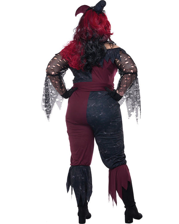 Psycho Jester Plus Size Womens Costume