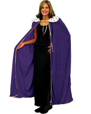 Purple King Queen Adult Robe