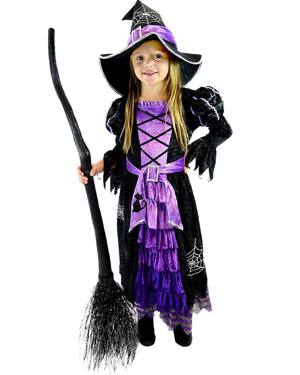 Purple Witch Girls Costume