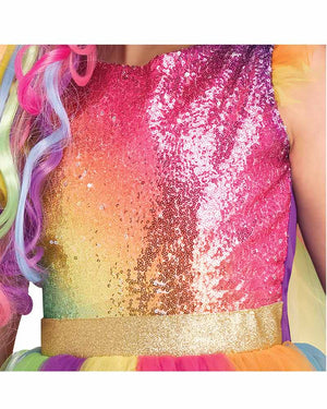 Rainbow Sequin Unicorn Girls Costume