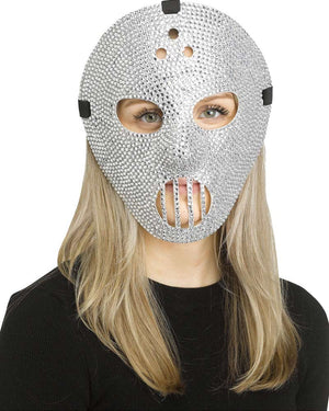 Rhinestone Hockey Mask