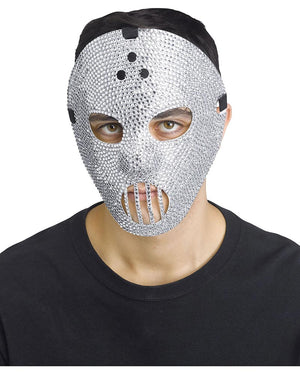 Rhinestone Hockey Mask