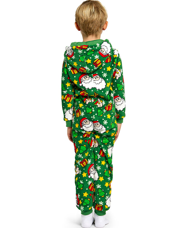 Santa Elves Green Kids Jumpsuit