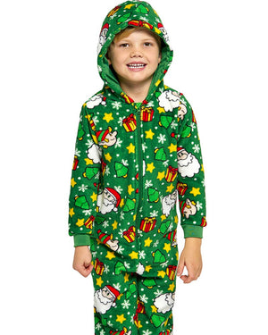 Santa Elves Green Kids Jumpsuit