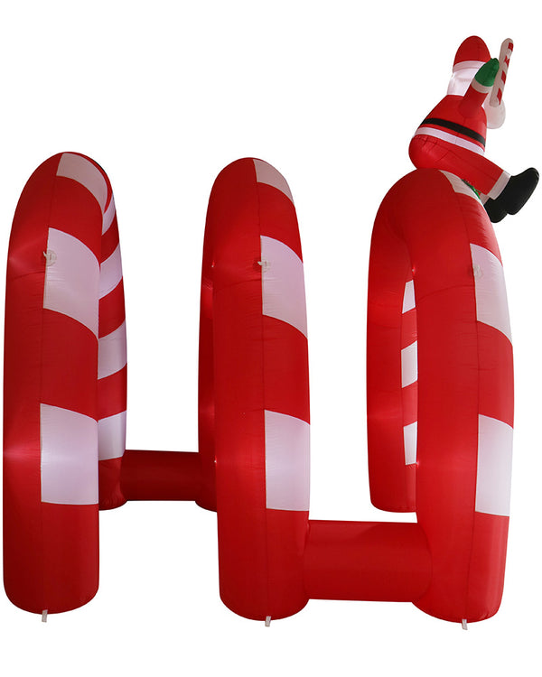 Santa Tunnel Arch Inflatable Christmas Decoration 3.3m