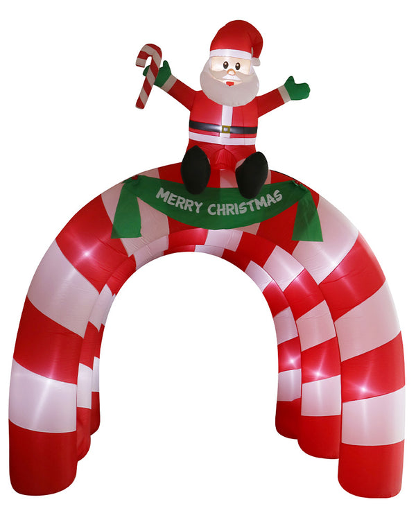 Santa Tunnel Arch Inflatable Christmas Decoration 3.3m