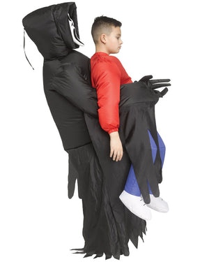 Scream Ghost Face Lives Piggyback Inflatable Kids Costume