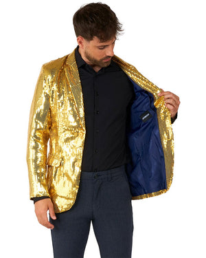 Sequins Gold Mens Suitmeister Jacket