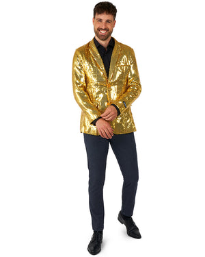 Sequins Gold Mens Suitmeister Jacket