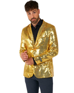 Sequins Gold Mens Suitmeister Jacket