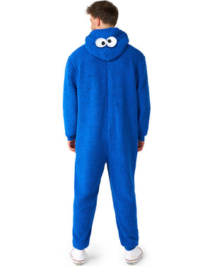 Sesame Street Cookie Monster Adults Opposuit Onesie