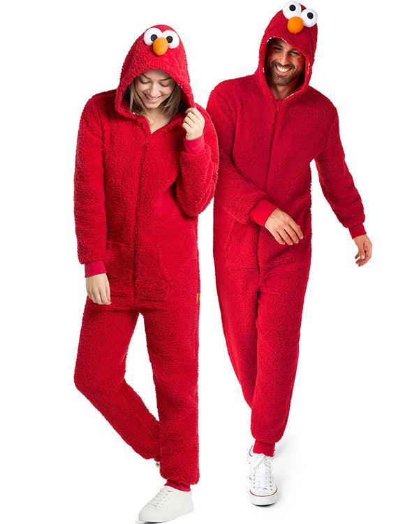 Sesame Street Elmo Adults Opposuit Onesie