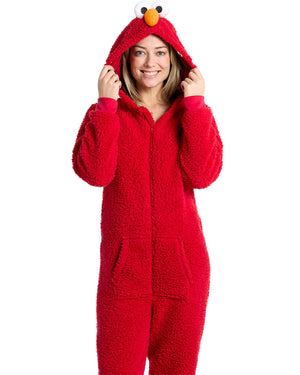 Sesame Street Elmo Adults Opposuit Onesie