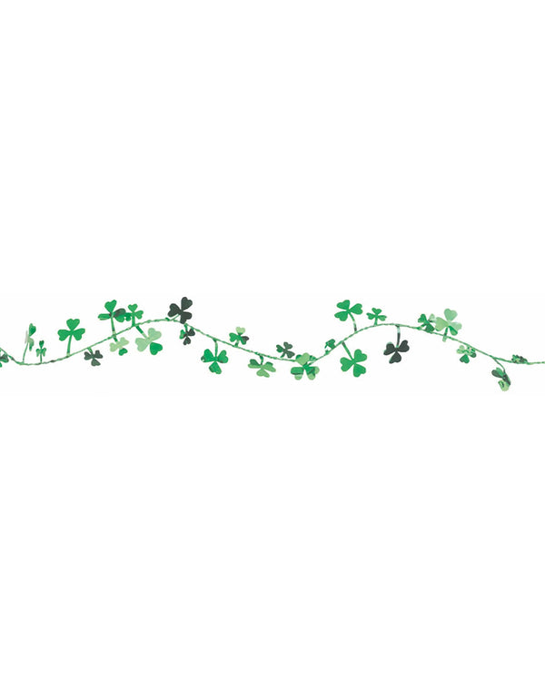 Shamrocks Wire Garland Decoration