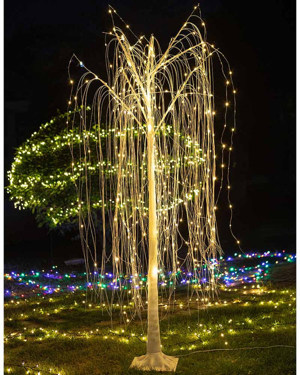 Shimmer Christmas LED Willow Tree 1.8m