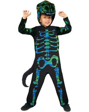 Skeleton Dino Boys Costume