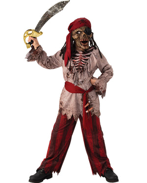 Skeleton Pirate Boys Costume