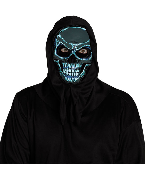 Skull Reaper Light Up Electro Mask