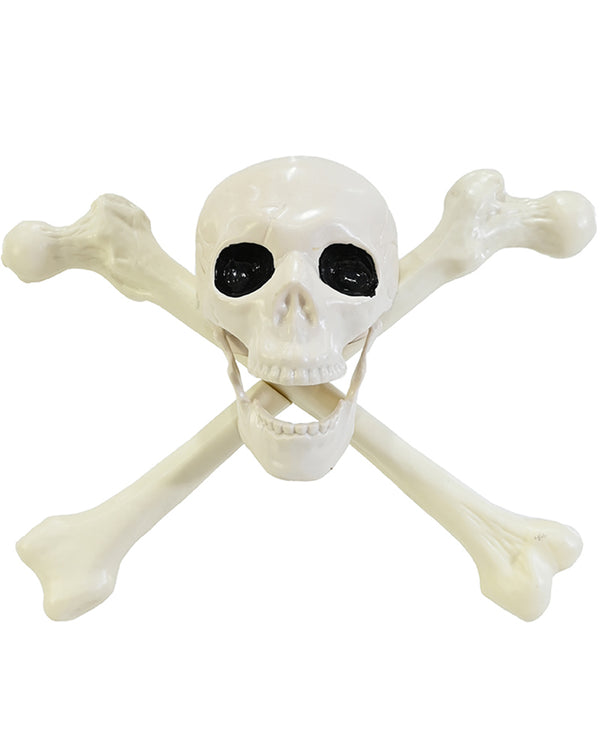 Skull With Crossbones Prop 30cm