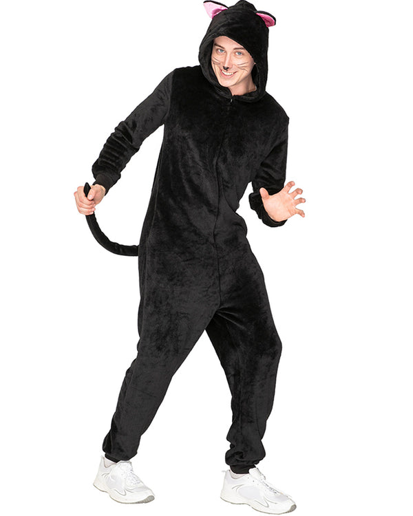 Slinky Black Cat Adults Costume