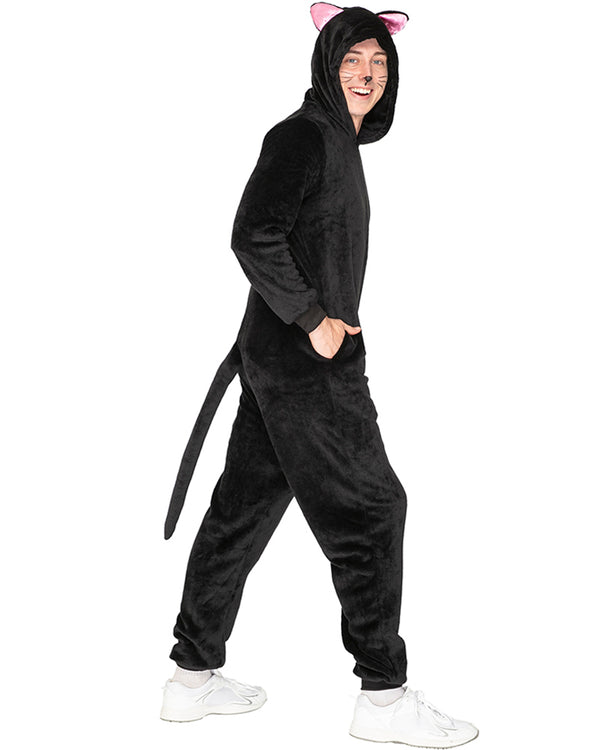 Slinky Black Cat Adults Costume