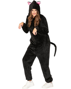 Slinky Black Cat Adults Costume