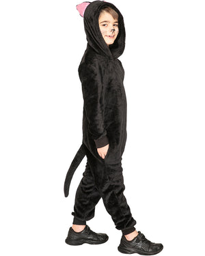 Slinky Black Cat Kids Costume