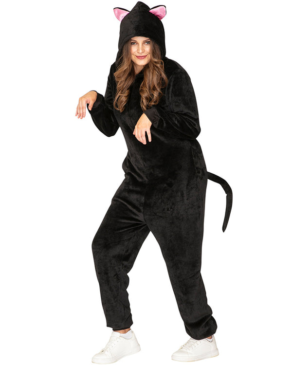 Slinky Black Cat Plus Size Adults Costume