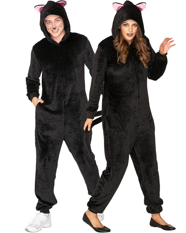 Slinky Black Cat Plus Size Adults Costume