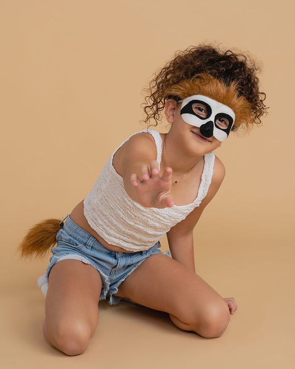 Sloth Deluxe Animal Mask and Tail Set