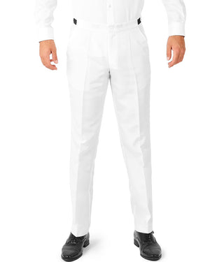 Solid White Mens Suitmeister