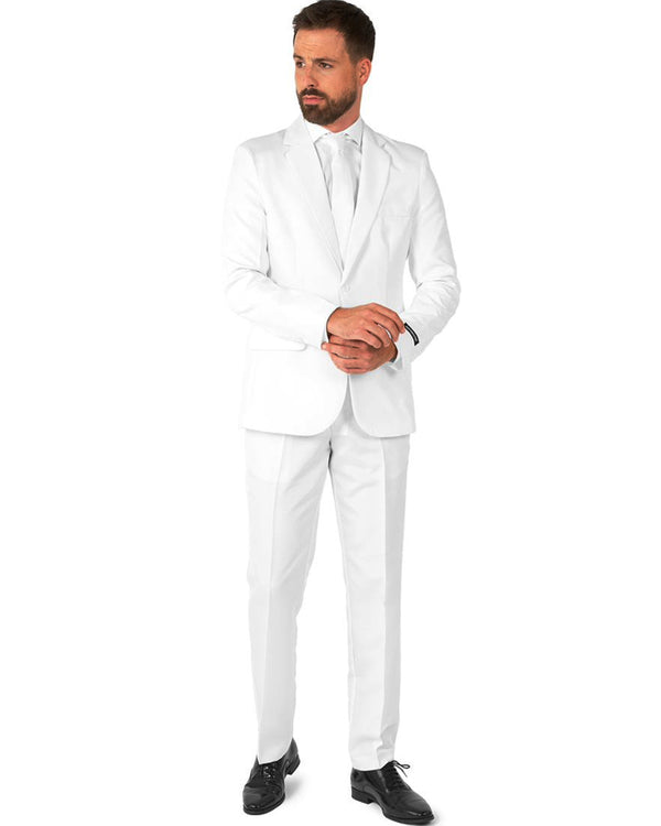 Solid White Mens Suitmeister