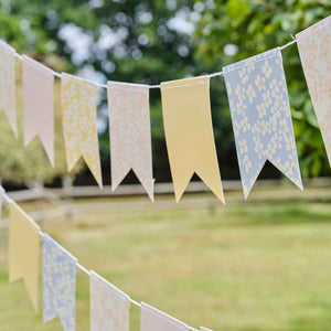 Hello Spring Floral Flag Party Bunting 5m