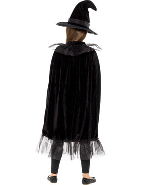 Sparkly Witch Cloak and Hat Set