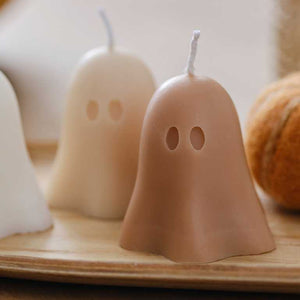 Pumpkin Spice Ghost Candles