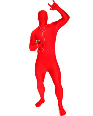 Red Value Morphsuit Adult Costume