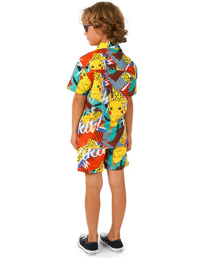 Summer Pokemon Pikachu Opposuit Boys Swim Suit