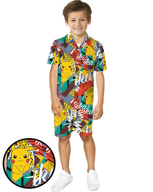 Summer Pokemon Pikachu Opposuit Boys Swim Suit