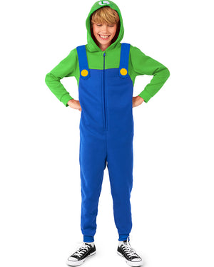 Super Mario Bros Luigi Kids Opposuit Onesie