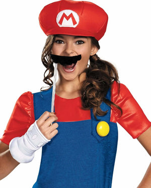 Super Mario Bros Mario Tween Deluxe Girls Costume