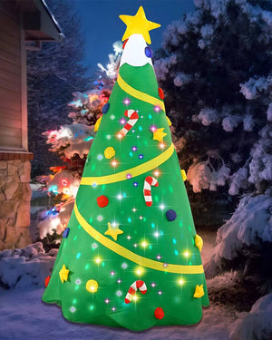 Tall Giant Green Christmas Tree Inflatable 2.4m