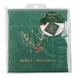 Traditional Touches Christmas Beverage Napkins