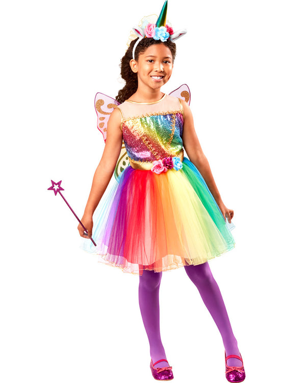 Unicorn Rainbow Tutu Girls Costume