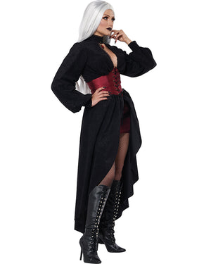 Vampire Corset Coat Womens Costume