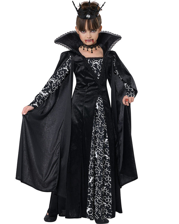 Vampire Queen Deluxe Girls Halloween Costume