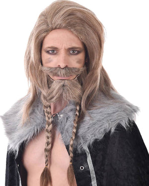 Viking Long Blonde Wig and Beard