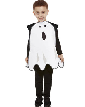 White Ghost Tabard Toddler Costume