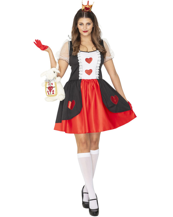 Wonderland Queen of Hearts Deluxe Womens Costume