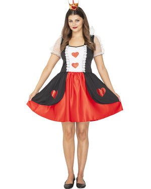 Wonderland Queen of Hearts Deluxe Womens Costume