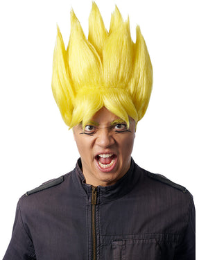 Yellow Warrior Anime Cosplay Wig